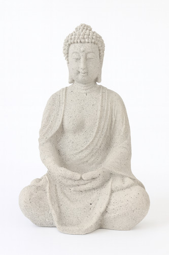 Buddha statue beige - statue,