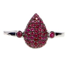 925 Sterlingsilber Ring Rubin