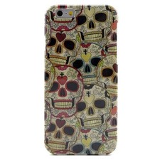 Skull Totenköpfe TPU-Case Hülle Apple iPhone 6 Cool Skin Handyhülle Cover Schale