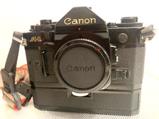 Canon A-1 / A 1 SLR Spiegelreflexkamera - Body mit Canon Power Winder A