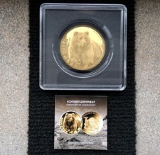 Goldmünze Grizzly Bär