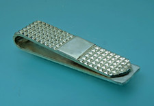 Geldscheinklammer Sterling-Silber, silberne Geldscheinklammer 925/ooo