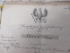 1875 BERLIN  Preussischer Hypothekenbrief für HAUS : LIENENSTR.  103