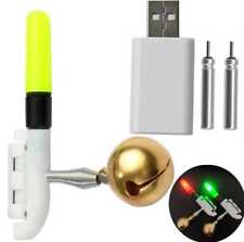 LED Bissanzeiger Stab Glocken Rutenspitze leuchtend Set Nachtangeln Knicklicht