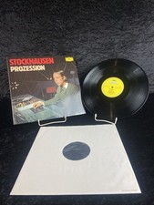 Schallplatte Lp Vinyl Karlheinz Stockhausen Prozession Version 1971 Vintage