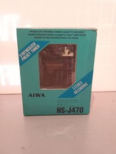 Aiwa Super Bass HS-J470 FM/AM Radio / Kassetten Recorder