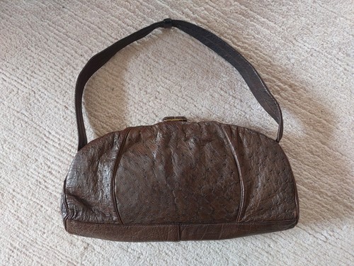 Handtasche straußenleder - handtasche,