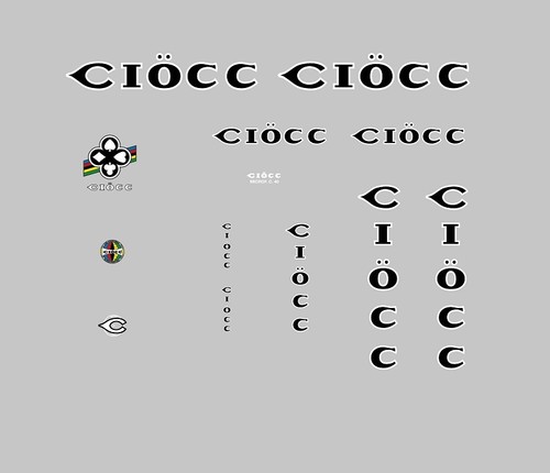 Ciocc bicycle decals - bicycle,