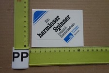 Alter Aufkleber  Batterien SONNENSCHEIN Spruch Ein harmloser Spinne braucht