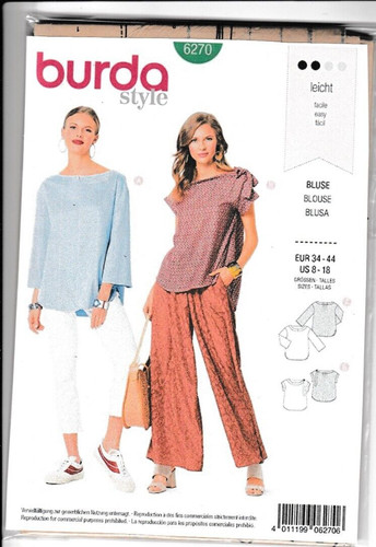 Burda schnittmuster 6270 loose - 6270,