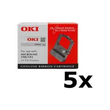 5 x OKI Farbband 09002316