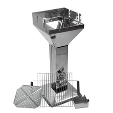 Säulengrill Edelstahl Design