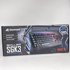 Sharkoon Skiller Mech SGK3 Mechanische Gaming Tastatur (mit RGB-Beleuchtung, rot