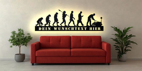 Led wandbild evolution - led,