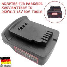 Akku Adapter für Parkside x20V Li-Ion Konvertieren zu Dewalt 18V 20V Werkzeug