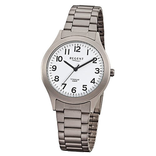 Regent herren armbanduhr - herren-armbanduhr, grau