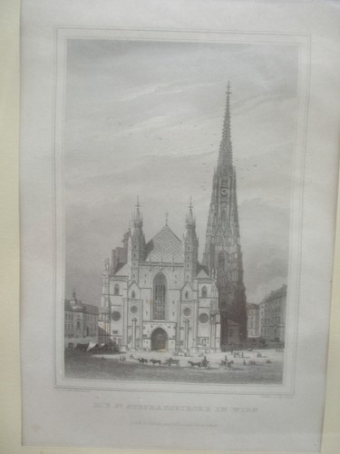 Original stahlstich die st - stahlstich,