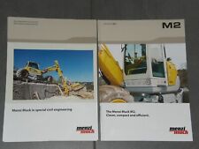MENZI MUCK allterrain excavator, M220 excavator Prospekte in englisch ( 1033 )