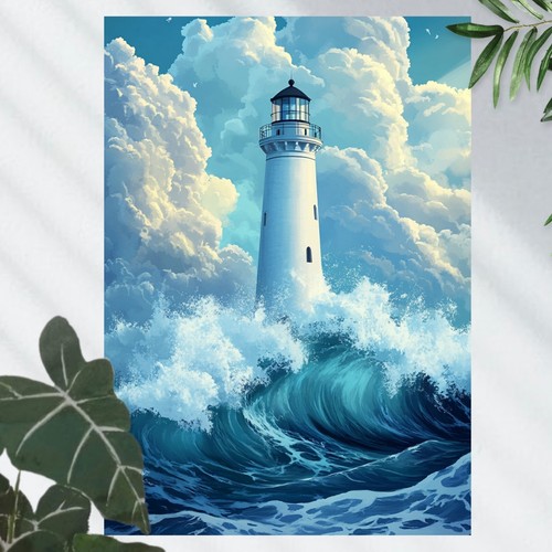 Leuchtturm poster schöne - leuchtturm,