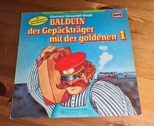 Balduin der Gepäckträger mit der goldenen 1 Hörspiel LP Vinyl Schallplatte 1976