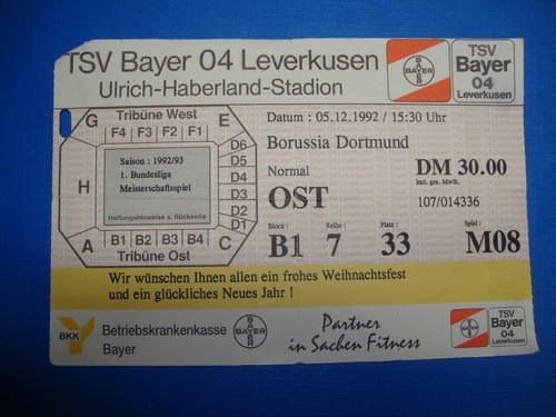Ticket bayer leverkusen - ticket,