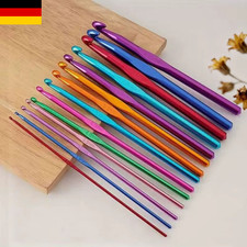 Häkelnadel Set 14 Stück Alu