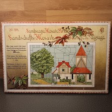 Landschafts-Mosaik (Carl Brandt, Gössnitz, um 1900), No. 188, Antik, TOP