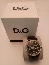 Dolce & Gabbana Damen Armbanduhr Gloria DW0008 Schwarz mit Box