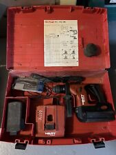 Bohrhammer Akkubetrieben Hilti TE6 Mit Bohrer und Isoliermesser