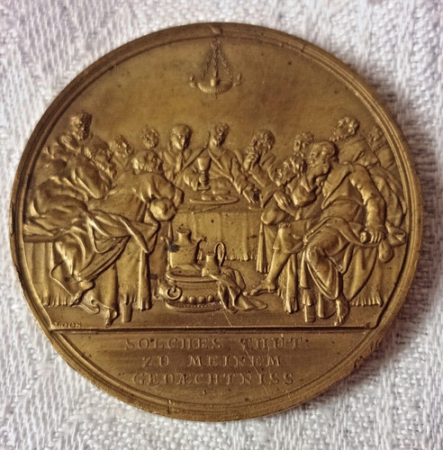 Einseitige bronzemedaille loos - einseitige,