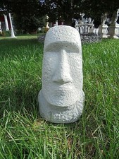 Gartenfigur moai skulptur - gartenfigur,, moai,