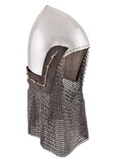Beckenhaube mit kettenbrünne - beckenhaube,