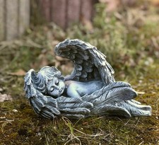 Frostfeste Steinfigur Engel im