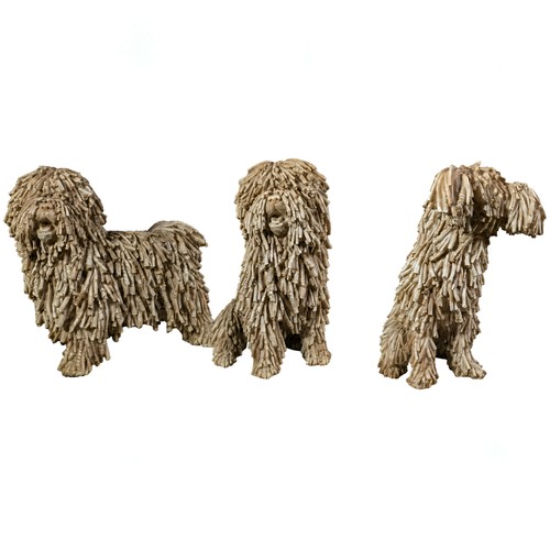 Hundefigur treibholz optik - treibholz,