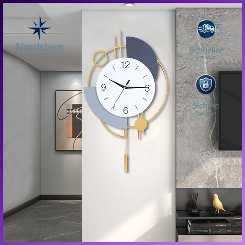 Wanduhr große metallwanduhr - wanduhr,
