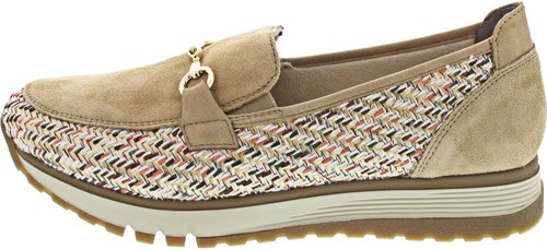 Rieker damen mokassin beige - damen,