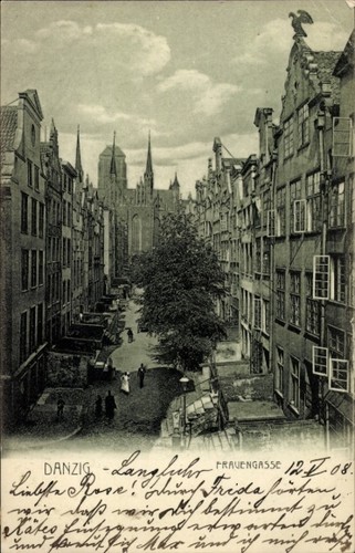 Gdańsk danzig frauengasse - danzig,,
