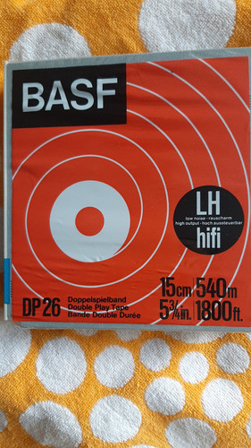 Basf dp26 tonbänder hifi - tonbänder,, lh/hifi