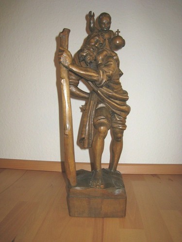 55cm kunst holzfigur - kunst,
