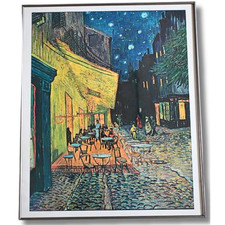 Vincent van Gogh – Caféterrasse am Abend (Kunstdruck, ca. 60 × 51 cm)