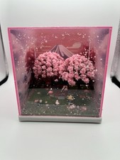 Diorama Mini Micro Vinylfigur Mulan Märchen Miniwelt Microwelt LED Kirschblüten 