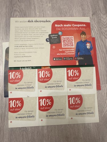 Rossmann gutscheine auf - rossmann,