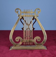 Vintage Lyra Dekoobjekt Buch