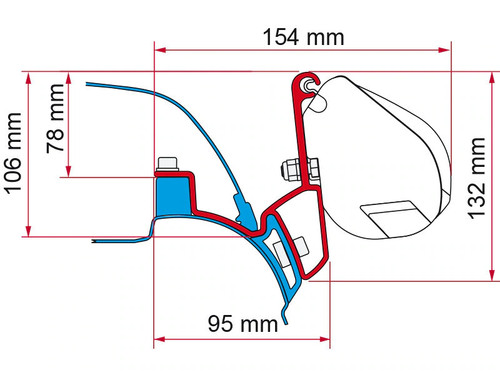 Fiamma f35 adapter für - fiamma, vw