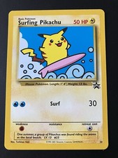 Pokemon Surfing Pikachu Blackstar PROMO 28 Surfendes Pikachu Englisch