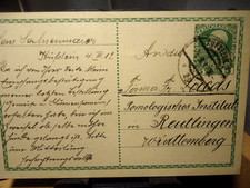 Postkarte Kufstein 4.3.1912 nach Reutlingen