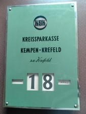 DREH/EWIGER/DAUERKALENDER*KREISSPARKASSE *KEMPEN KREFELD*TOP ZUSTAND*RARITÄT*