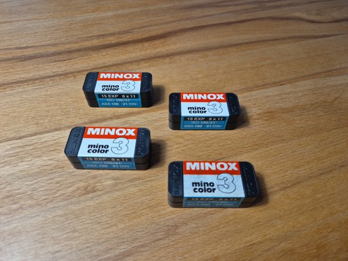 Minox 8x11 filmdosen - filmdosen, leer
