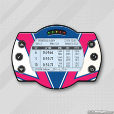 2019 KOSMISCHER STIL GEL AUFKLEBER FÜR UNIPRO UniGo - KARTING