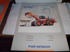 FIAT HITACHI  FR 220.2  RADLADER  4 SEITEN   ALT & RAR